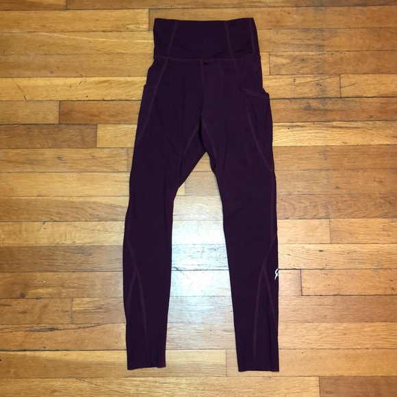 P’tula The Raenell Pocket Leggings in Black Cherry, size Small - Picture 4 of 14